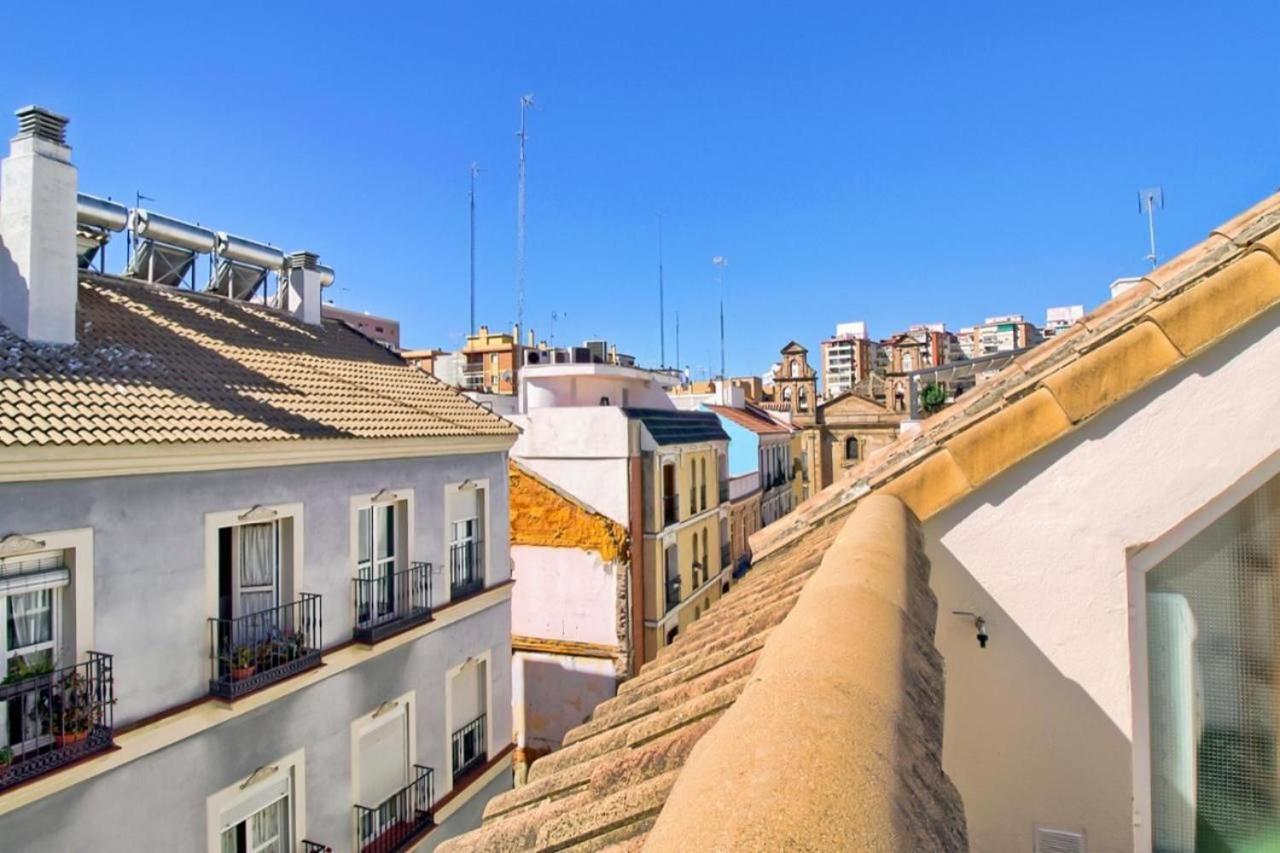 Апартаменты Atico Con Terraza Privada En Malaga Centro Экстерьер фото